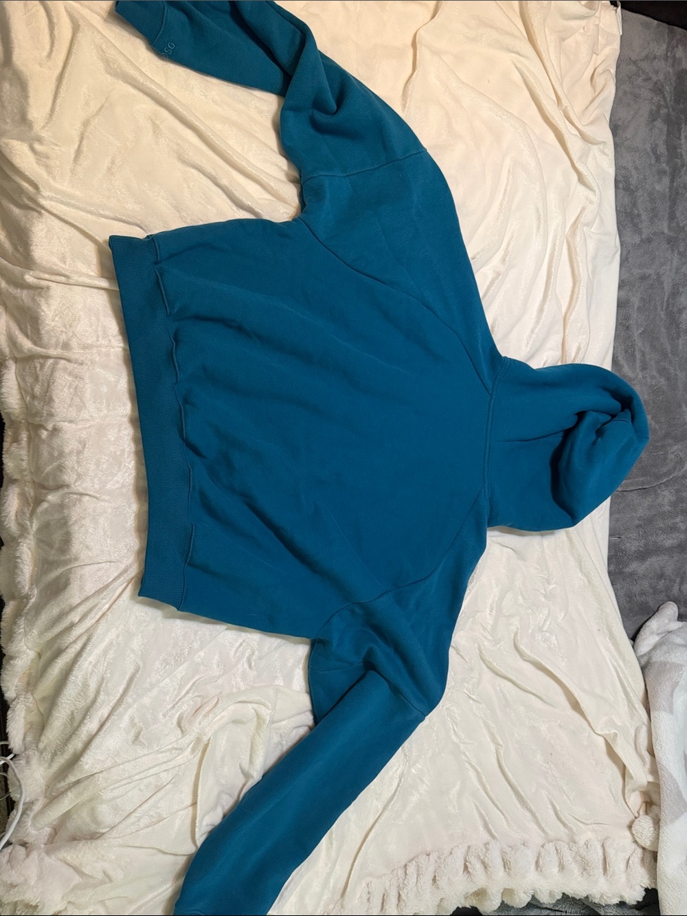 DSG Teal Blue Pullover Hoodie - Picture 2 of 3